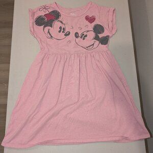 Official Disney Pink Dress Mickey and Minnie Youth Large (10)